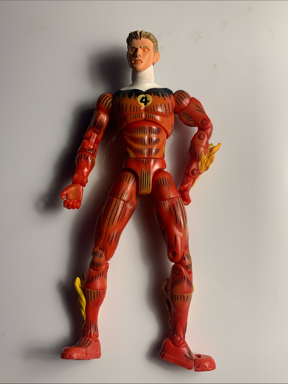 Toy Biz 2005 Marvel Legends Fantastic Four Human Torch Boxed Set Version